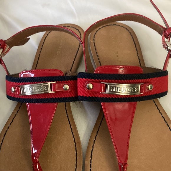 Tommy Hilfiger sandals red and blue - Picture 2 of 4